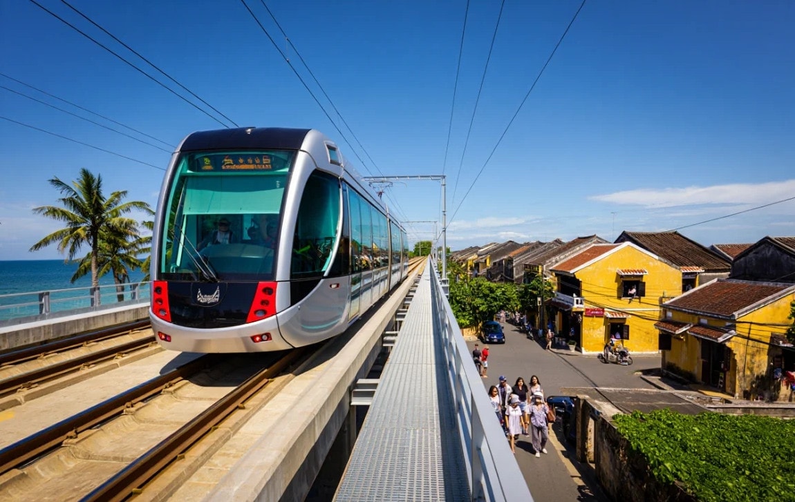 Ngoài đường sắt cao tốc 350km/h Bắc Nam, Đà Nẵng - Hội An sẽ có 02 tuyến MRT và LRT đô thị
