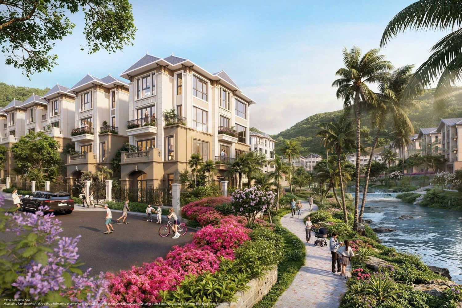 Biệt thự đơn lập diện tích hơn 200m2 Vinhomes Hải Vân Bay thiết kế 4 tầng