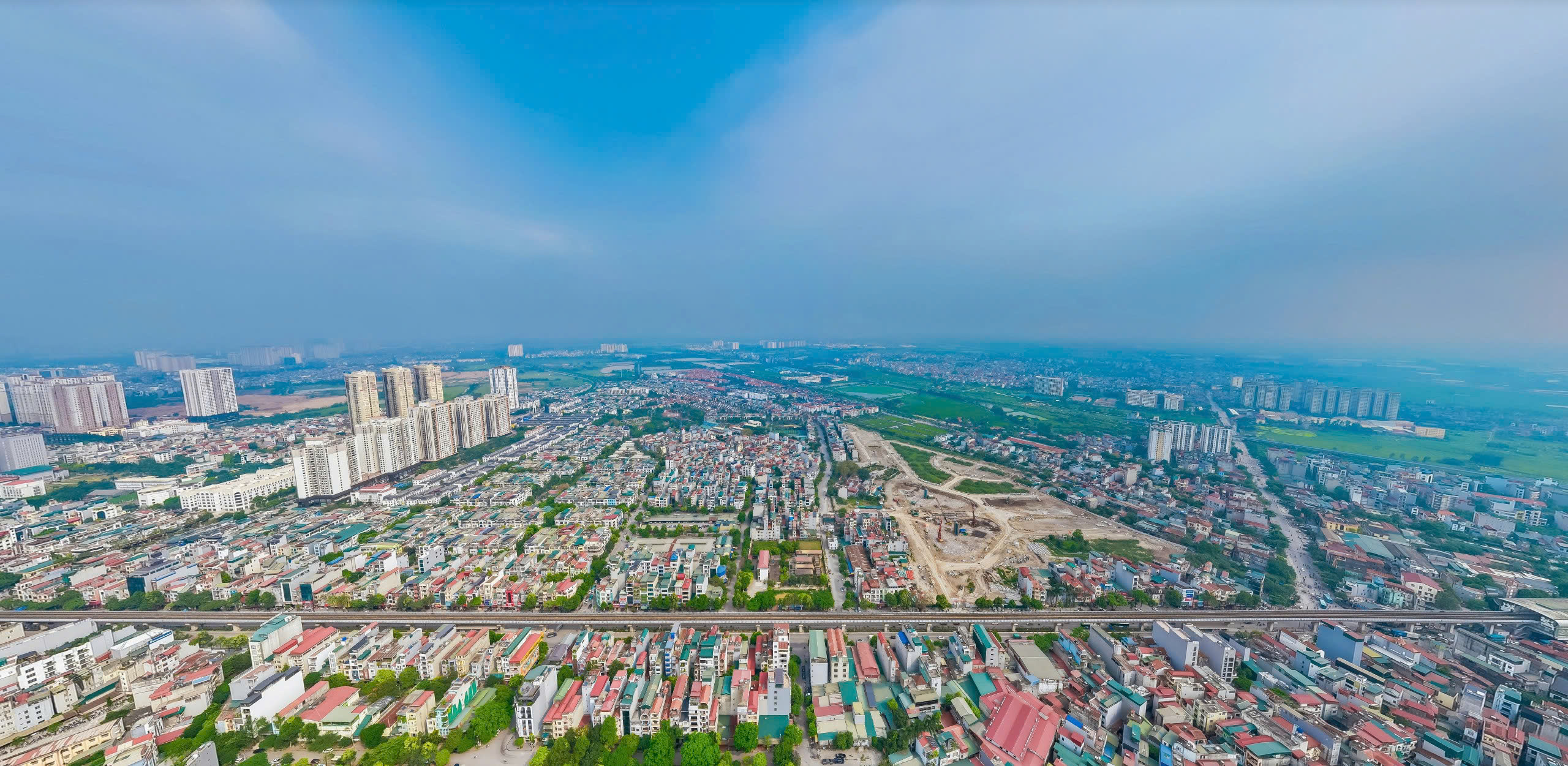 Ảnh thực Dự án The Vista Văn La bên Quốc lộ 6 và Metro Cát Linh - Hà Đông