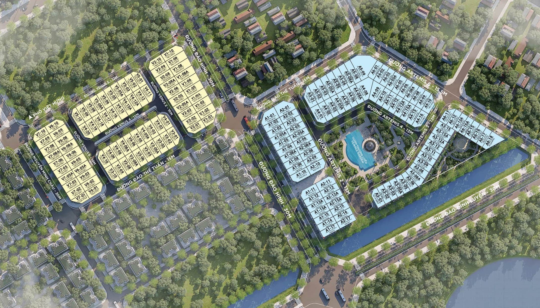 Tổng mặt bằng Noble Palace Long Biên