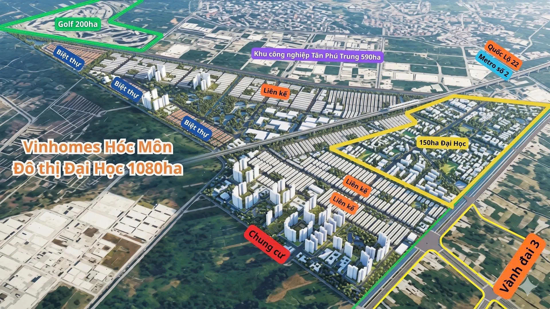 Tiện ích đa tầng tại Dự án Vinhomes Saigon Park 1080 hecta