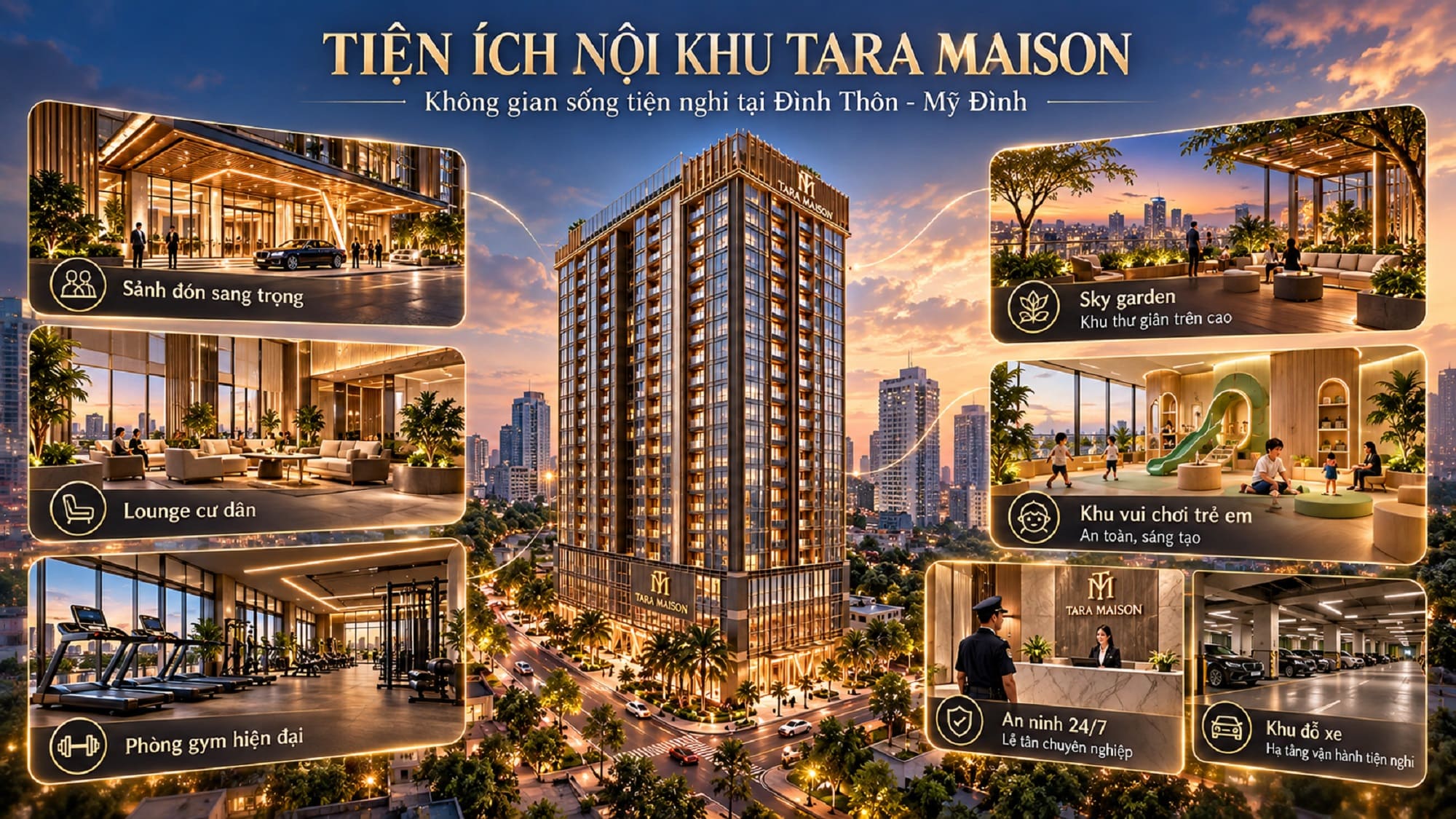 Hồ sơ tiện ích nội khu Dự án Tara Maison Mỹ Đình